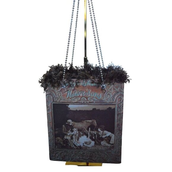 Handmade OOAK Funky Tote Brown Loggins & Messina Native Sons Album Cover - Picture 7 of 8
